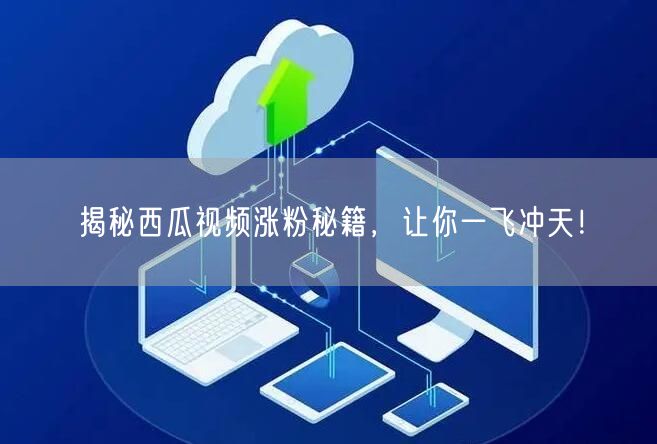 揭秘西瓜视频涨粉秘籍，让你一飞冲天！