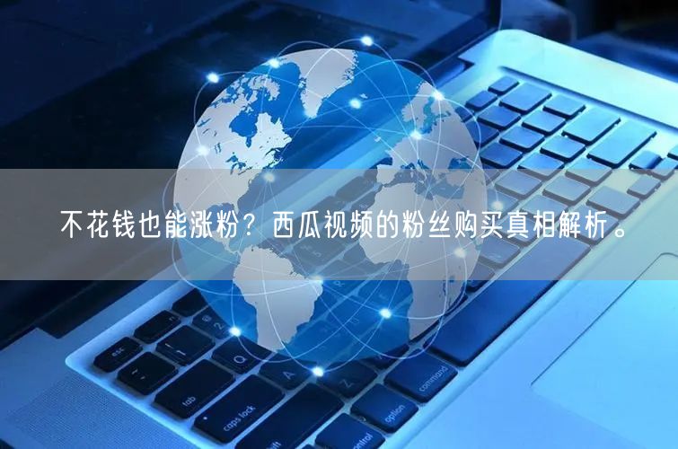不花钱也能涨粉？西瓜视频的粉丝购买真相解析。