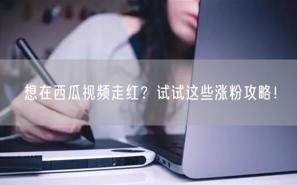 想在西瓜视频走红？试试这些涨粉攻略！