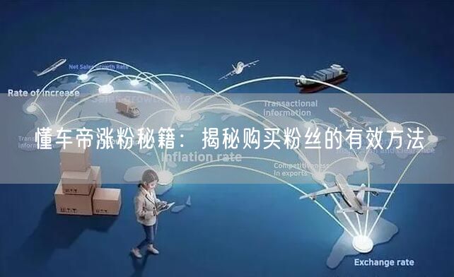 懂车帝涨粉秘籍：揭秘购买粉丝的有效方法