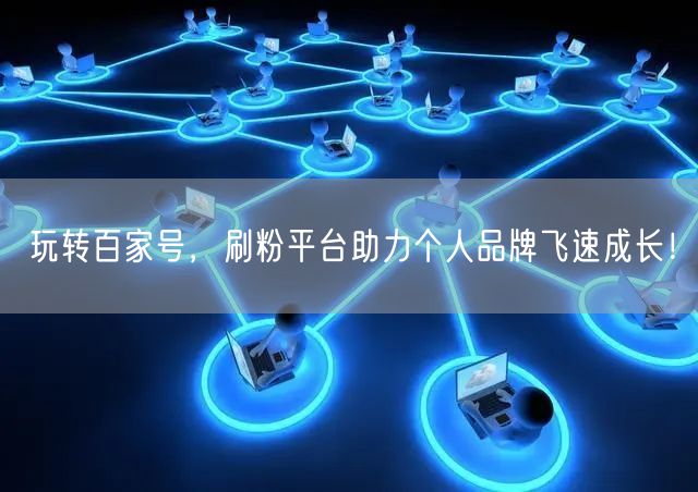玩转百家号，刷粉平台助力个人品牌飞速成长