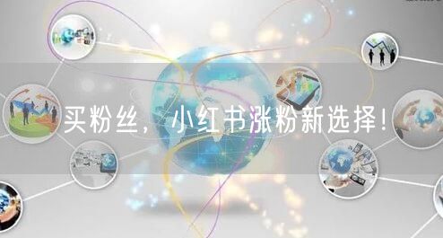 买粉丝，小红书涨粉新选择！
