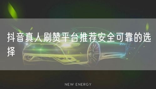 抖音真人刷赞平台推荐安全可靠的选择